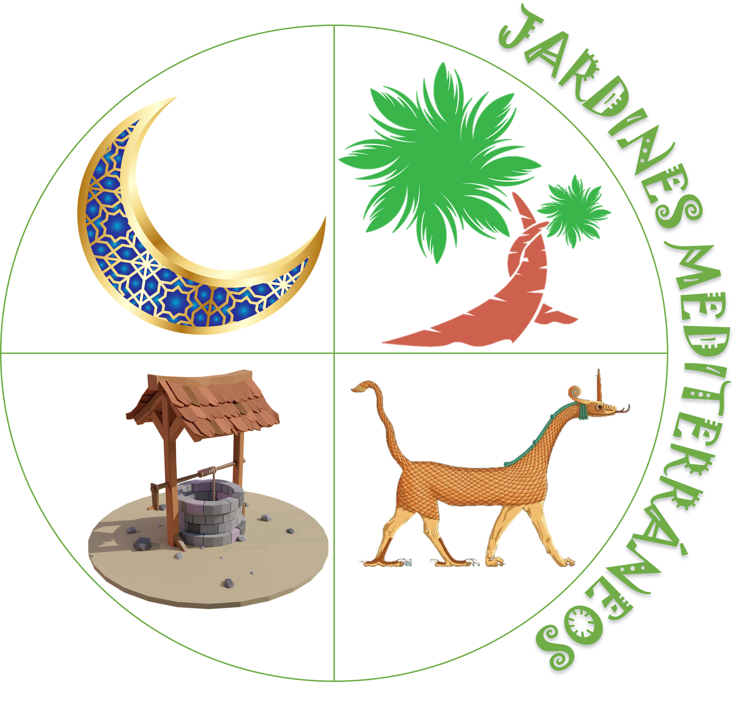 ESCUDO JUANPA. SENDA PARQUE JUAN PABLO II