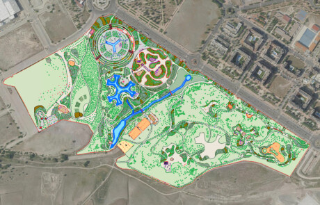 Parque de la Atayuela, planos