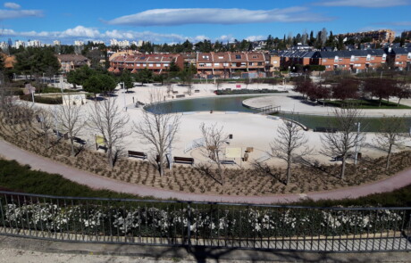 Juan Pablo II, vista en invierno